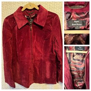 Dennis Basso Suede Jacket size M
